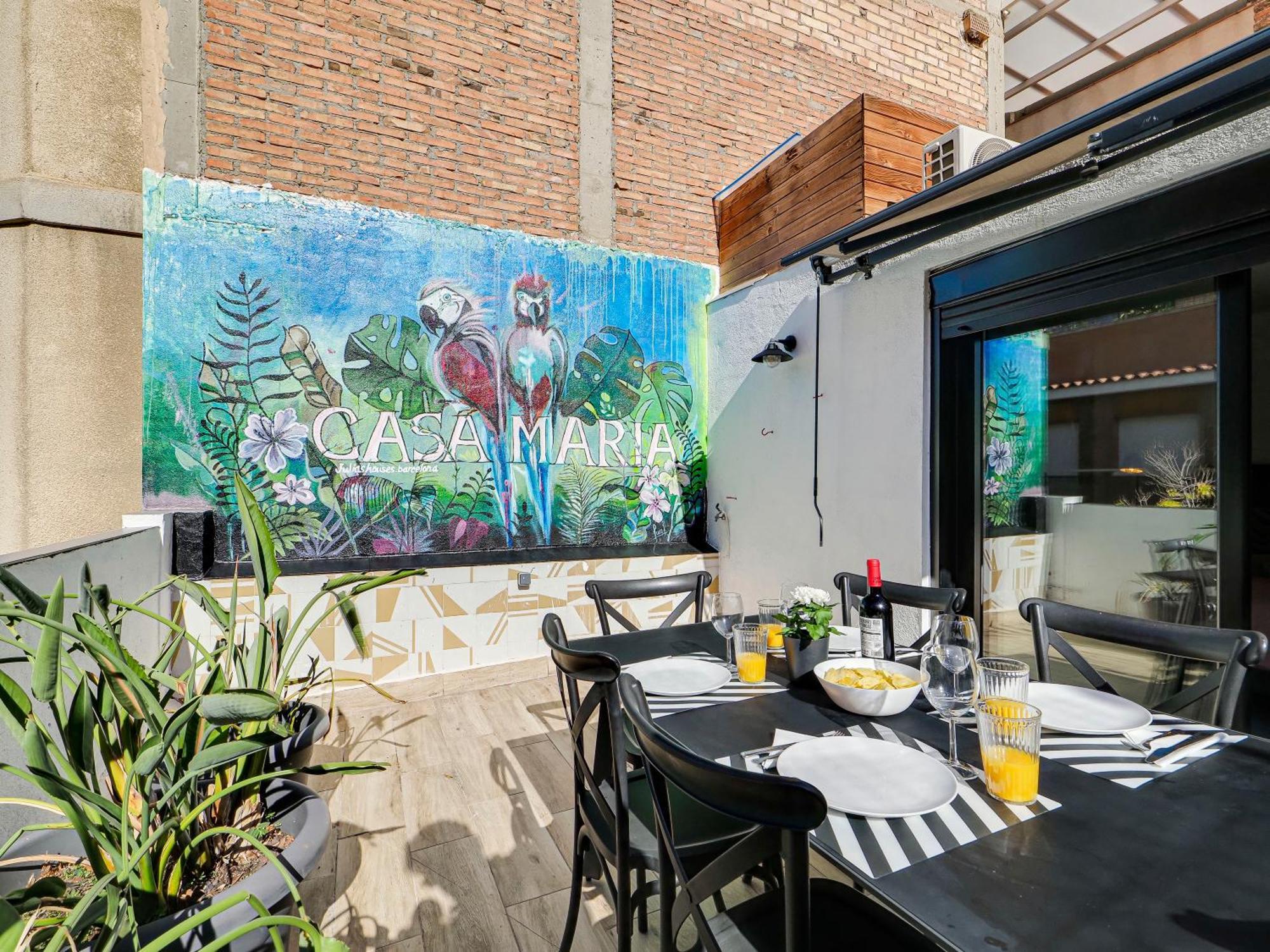 Casa Maria Townhouse- Terrace-4 Bedrooms L'Hospitalet de Llobregat Exteriör bild